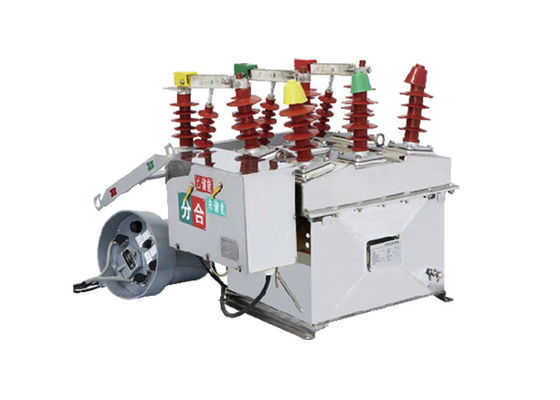 Coupe-circuits extérieur à vide 12kV en acier inoxydable à 3 pôles Coupe-circuits extérieur à vide puissant couleur argentée