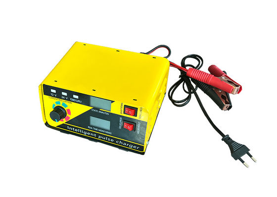 Chargeur de batterie au moteur au lithium Paulse Réparation pour toute batterie de véhicule avec affichage numérique Chargeur automatique de batterie