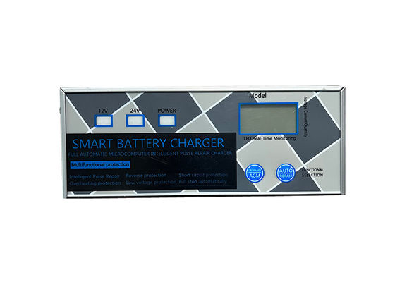 Chargeur de batterie de moteur AGM entièrement automatique pour batterie plomb-acide/batterie à eau/batterie sèche