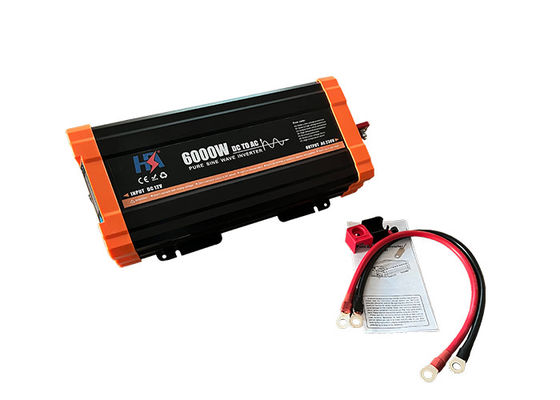HAS-6000 Invertisseur d'alimentation domestique Adaptable à différentes prises haute efficacité Pure sortie d'onde sinusoïdale Invertisseur à usage multiple